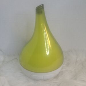 Sparoom Ultrasonic Essential Oils Diffuser in Green with White Base